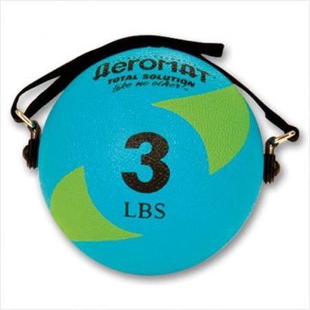 AGM GROUP AGM Group 35941 5 in. Power Yoga-Pilates Weight Ball - Teal-Green 35941